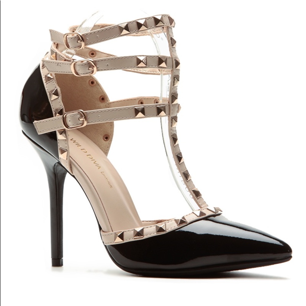 Studded heels